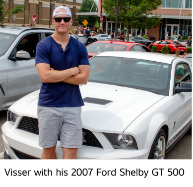Gentex Employees Show Off Their Mustangs at Cars & Coffee Events